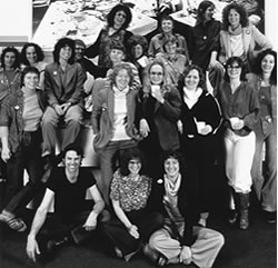 The Dinner Party core group, March 14, 1979, San Francisco Museum of Art