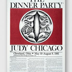 The Dinner Party Gallery Guide, Cleveland OH, 1981